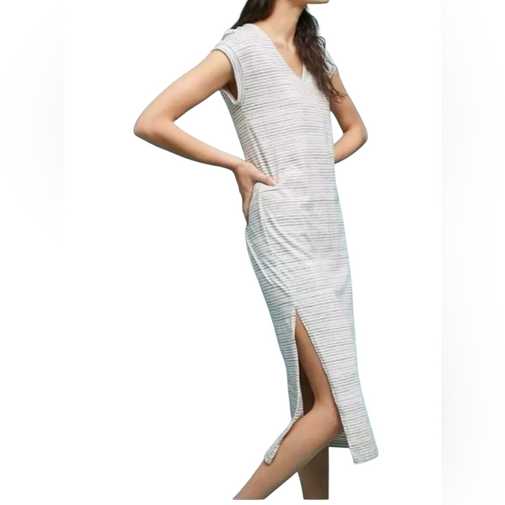 Cloth& Stone Striped Sleeveless Maxi Dress